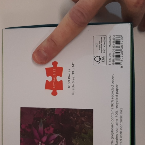 Galison "Plant Life" Panoramic 1000 Piece Puzzle - Picture 6 of 6